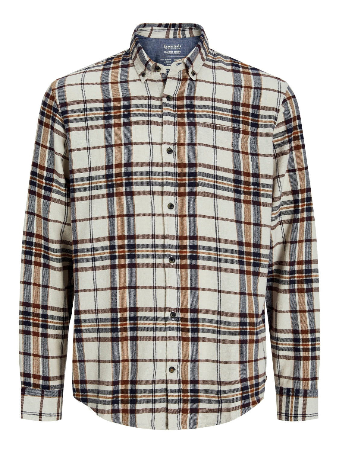 Jack&Jones Minimalist Kareli Uzun Kol Erkek Gömleği Secondary image