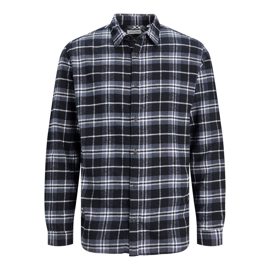 Jack&Jones Minimalist Uzun Kol Kareli Erkek Gömleği - Günlük Şıklık Secondary image