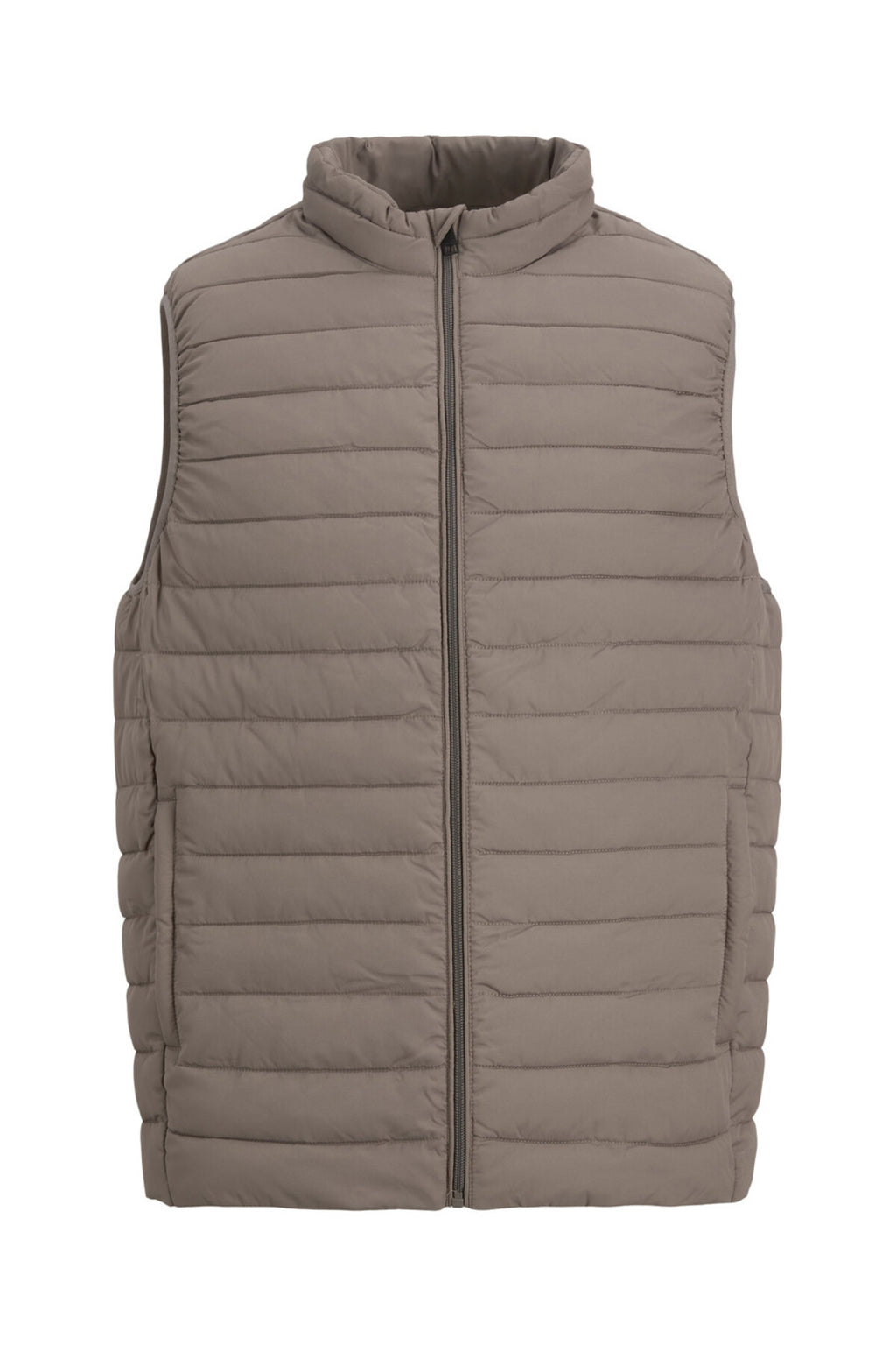 Jack&Jones Oversize Fermuarlı Yaka Erkek Yelek - Minimalist Tarz