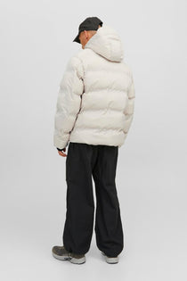 Jack&Jones Oversize Kapüşonlu Kışlık Erkek Mont - Günlük Kullanım