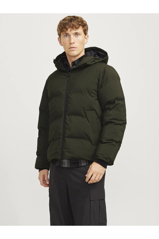 Jack&Jones Oversize Kapüşonlu Şişme Mont - Kışlık Erkek Mont