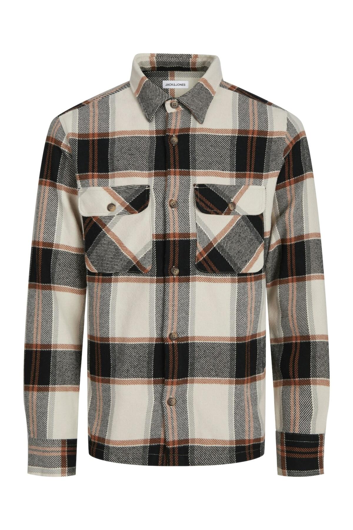 Jack&Jones Oversize Kareli Gömlek - Erkek Günlük Gömlek