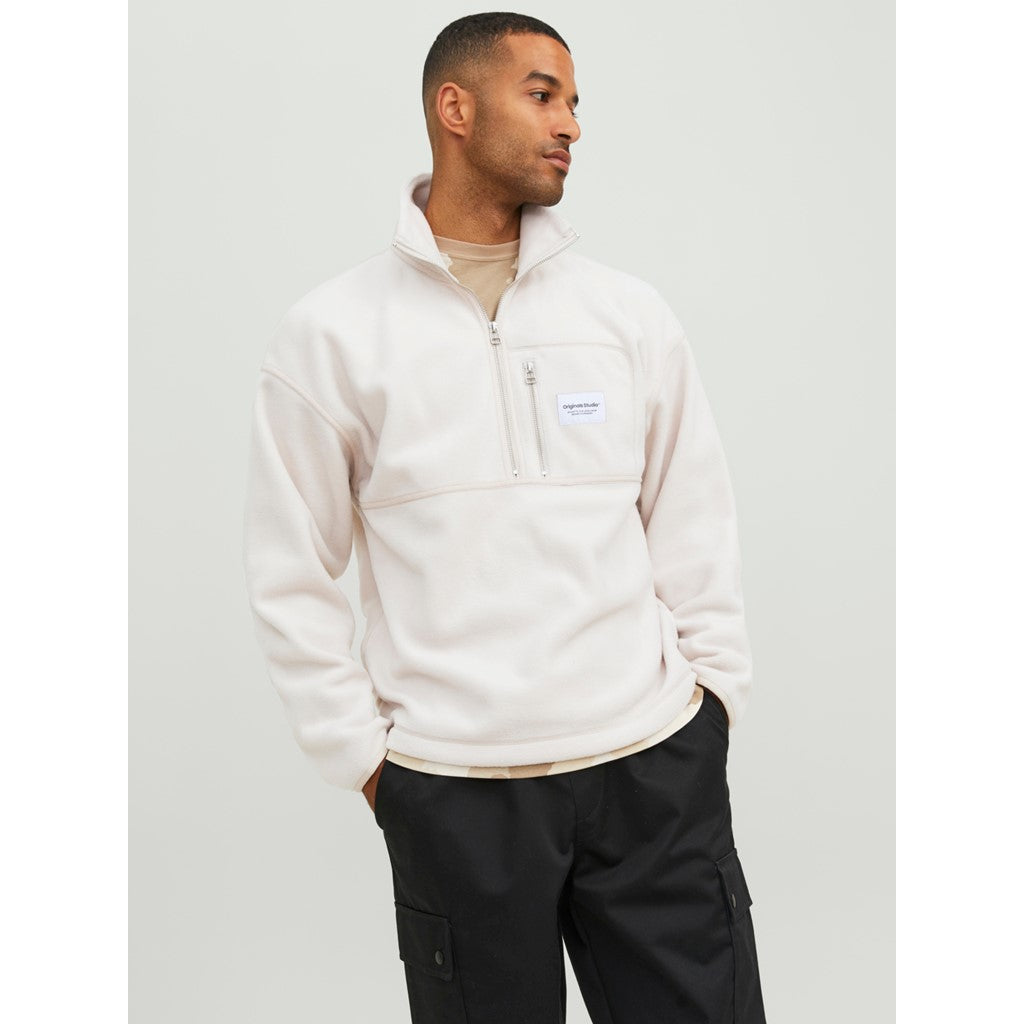 Jack&Jones Oversize Minimalist Erkek Polar - Günlük Kullanım Secondary image