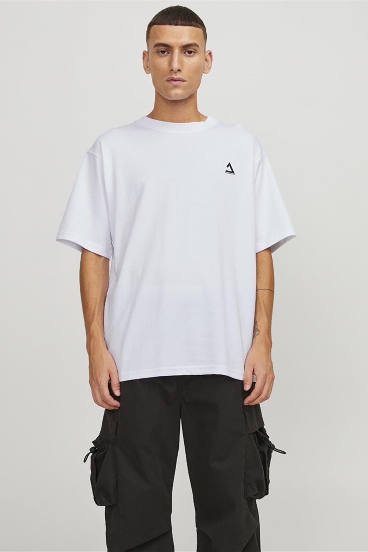 Jack&Jones Oversize Minimalist Erkek T-Shirt - Günlük Kullanım Secondary image