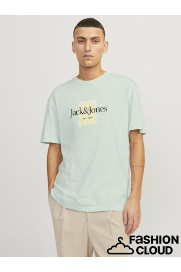 Jack&Jones Oversize Minimalist Erkek T-Shirt - Kısa Kol - Rahat Kesim