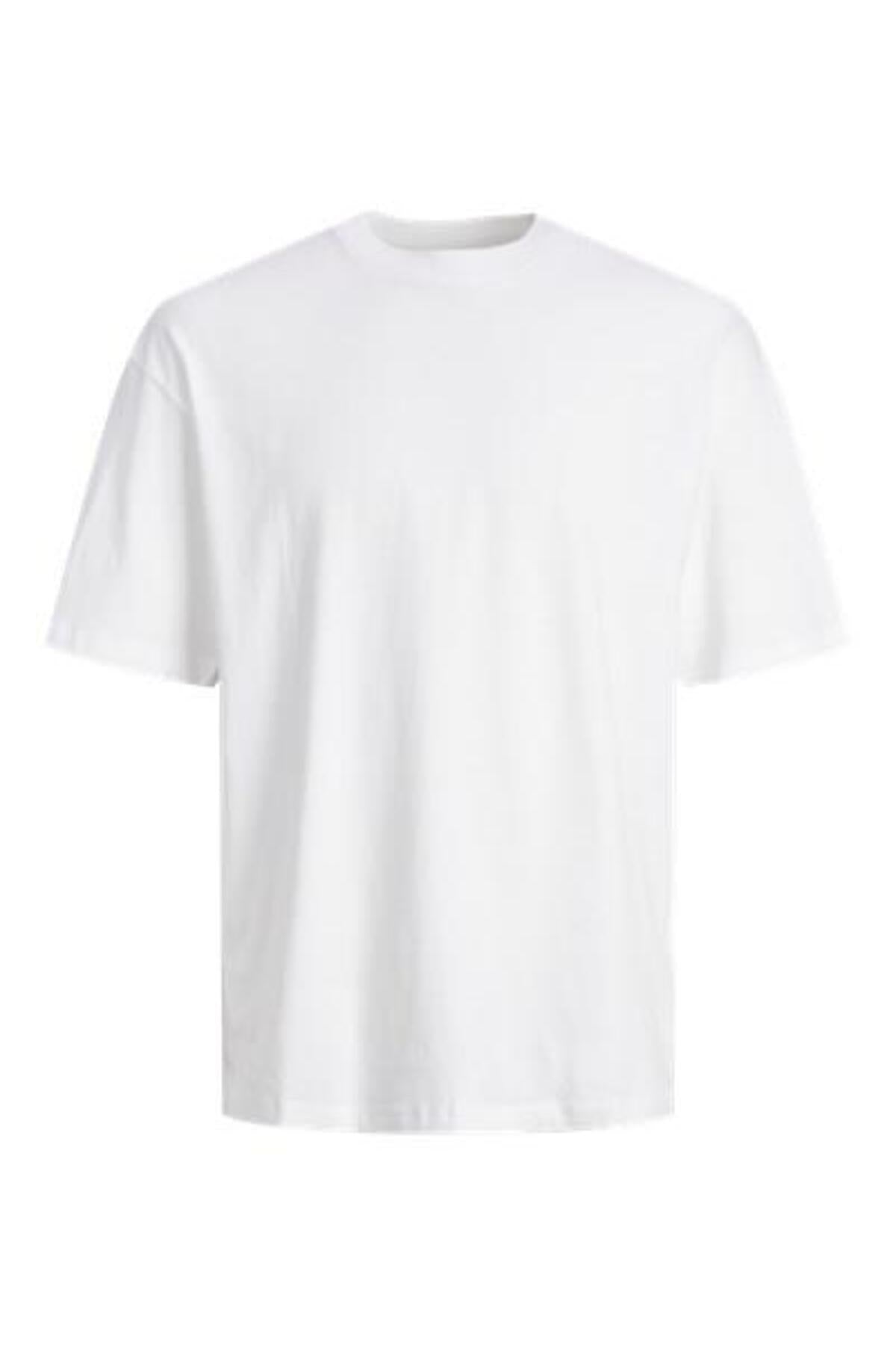 Jack&Jones Oversize Minimalist Erkek T-Shirt - Rahat Kesim Kısa Kol Secondary image