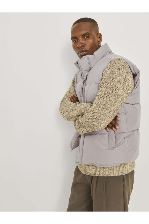 Jack&Jones Oversize Minimalist Erkek Yelek - Günlük Kullanım