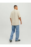 Jack&Jones Oversize Polo Yaka Kısa Kol Erkek Gömlek - Minimalist Stil