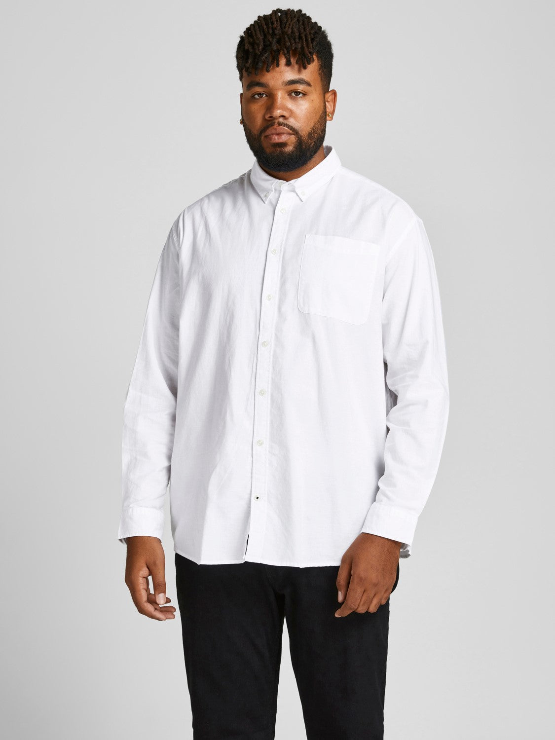 Jack&Jones Oversize Uzun Kol Minimalist Erkek Gömleği Main image