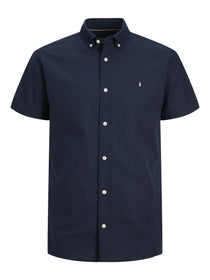 Jack&Jones Plus Erkek Kısa Kol Gömlek - Minimalist Günlük Stil