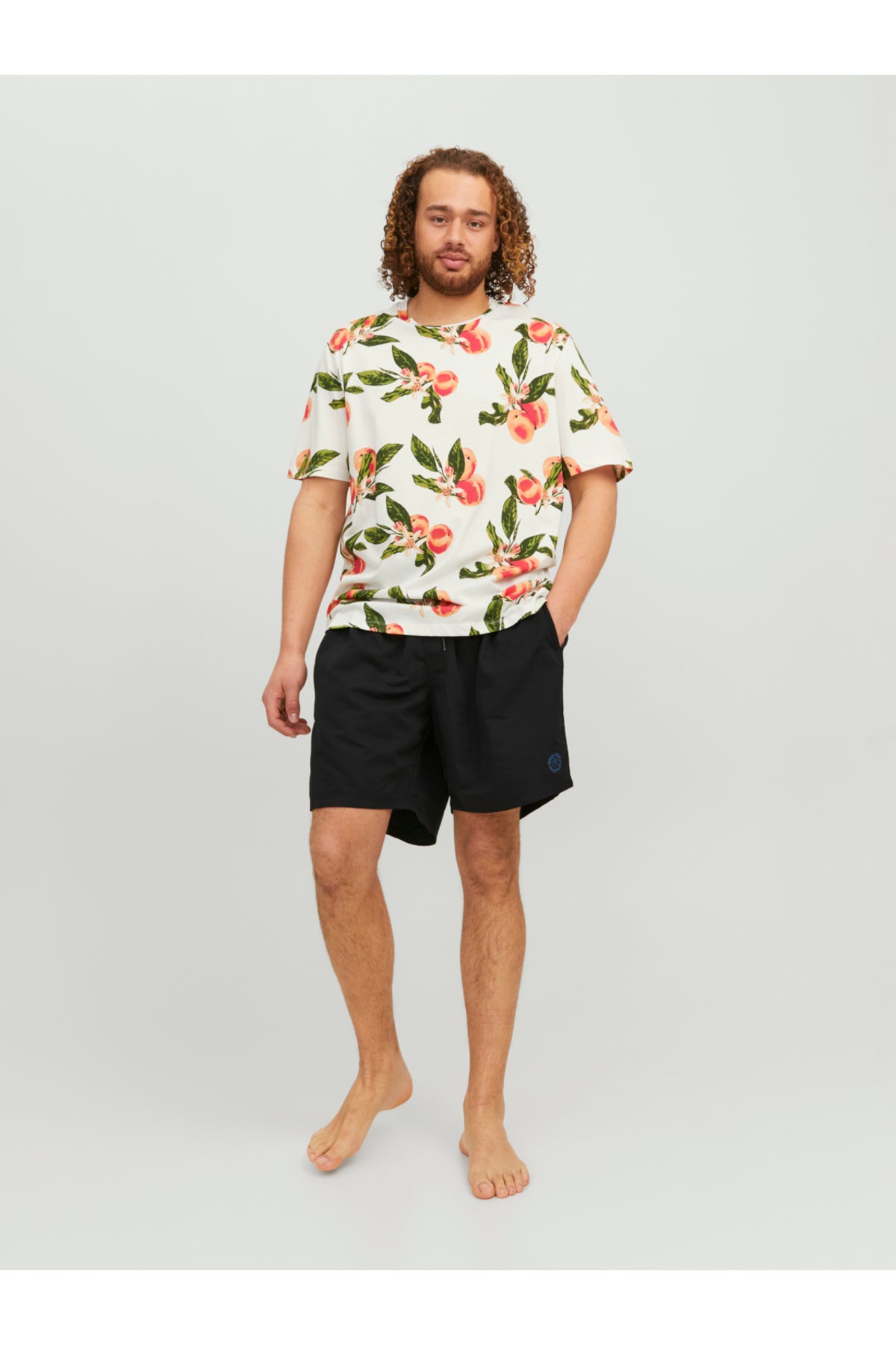 Jack&Jones Plus Erkek Regular Fit Şort - Minimalist Yaz Şortu Secondary image