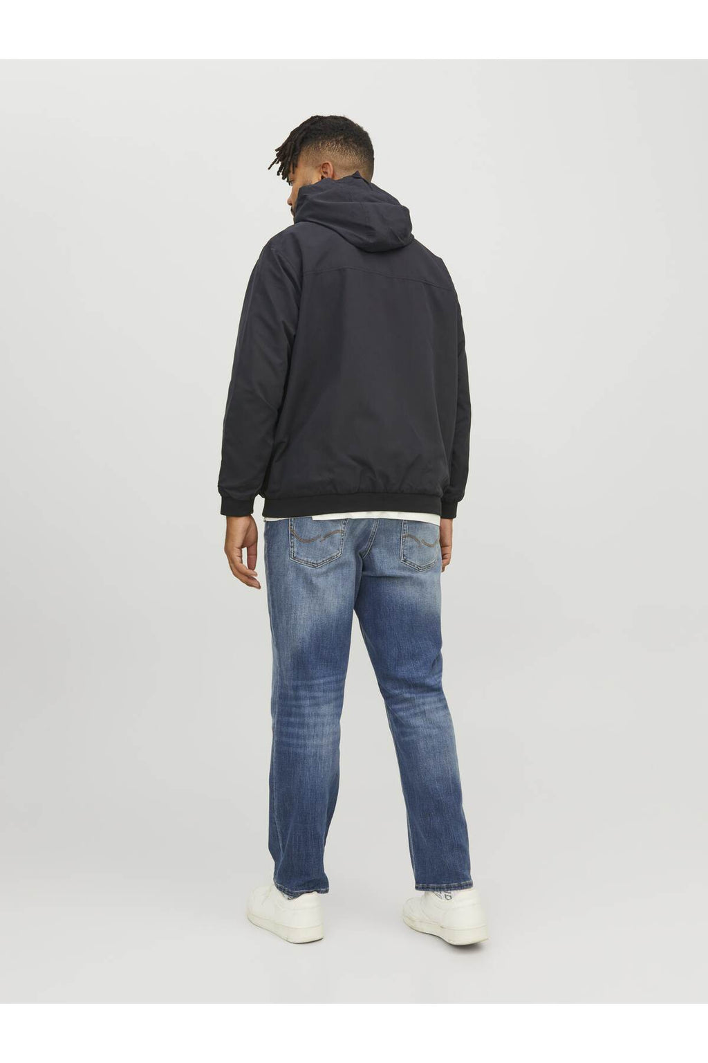 Jack&Jones Plus Oversize Kapüşonlu Erkek Ceket - Minimalist Streetwear Tarzı