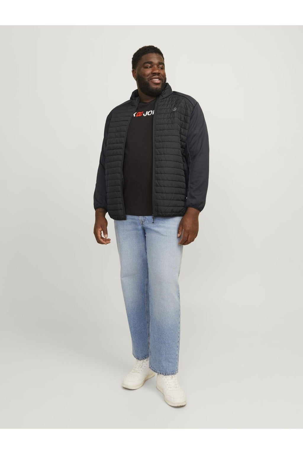 Jack&Jones Plus Oversize Minimalist Erkek Mont - Günlük & Şık