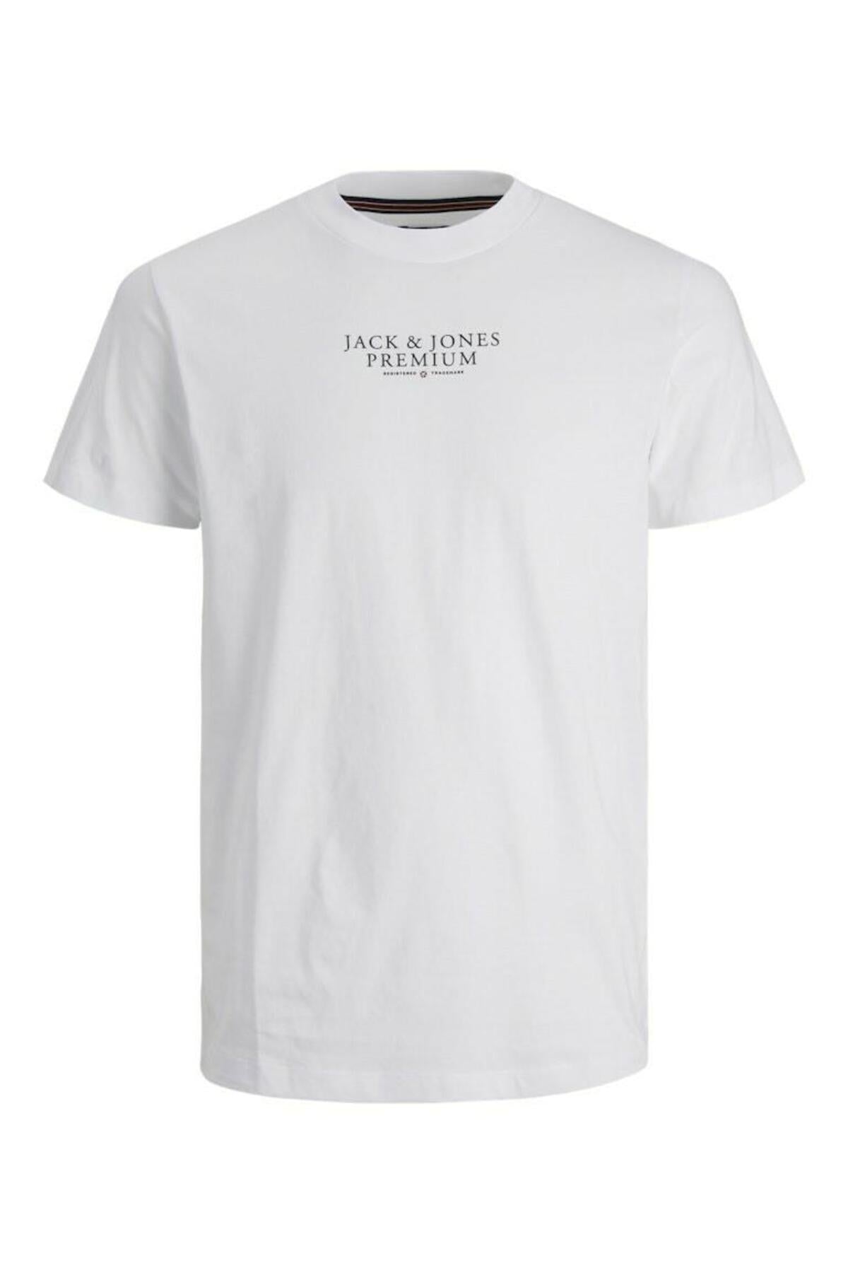 Jack&Jones Premium Minimalist Erkek T-Shirt - Kısa Kol Yuvarlak Yaka Secondary image