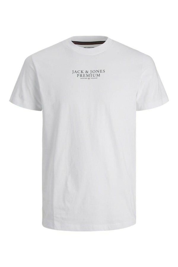 Jack&Jones Premium Minimalist Erkek T-Shirt - Kısa Kol Yuvarlak Yaka