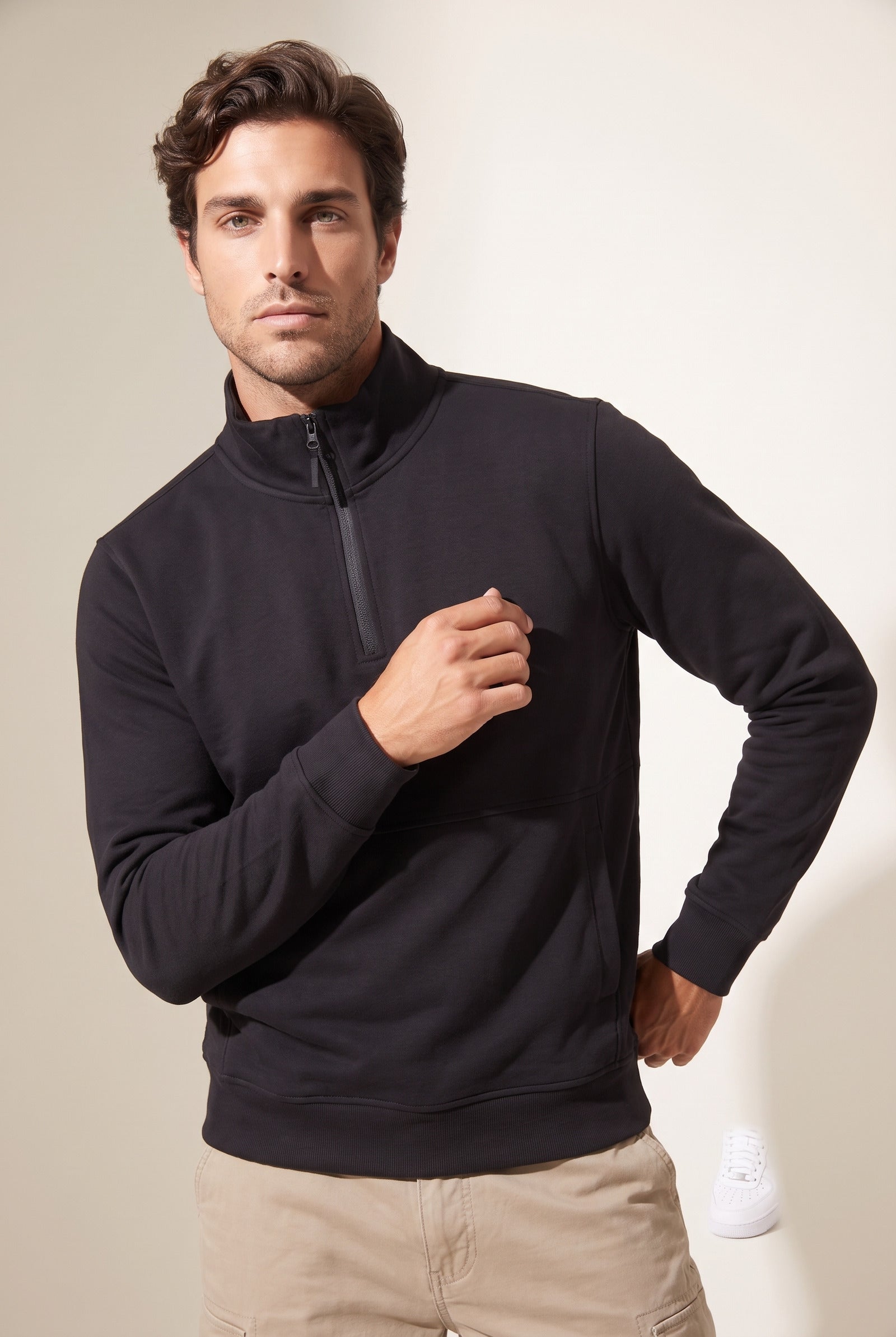 JSCO Erkek Dik Yaka 3 İplik SG Sweatshirt Sweat JS6206 Secondary image