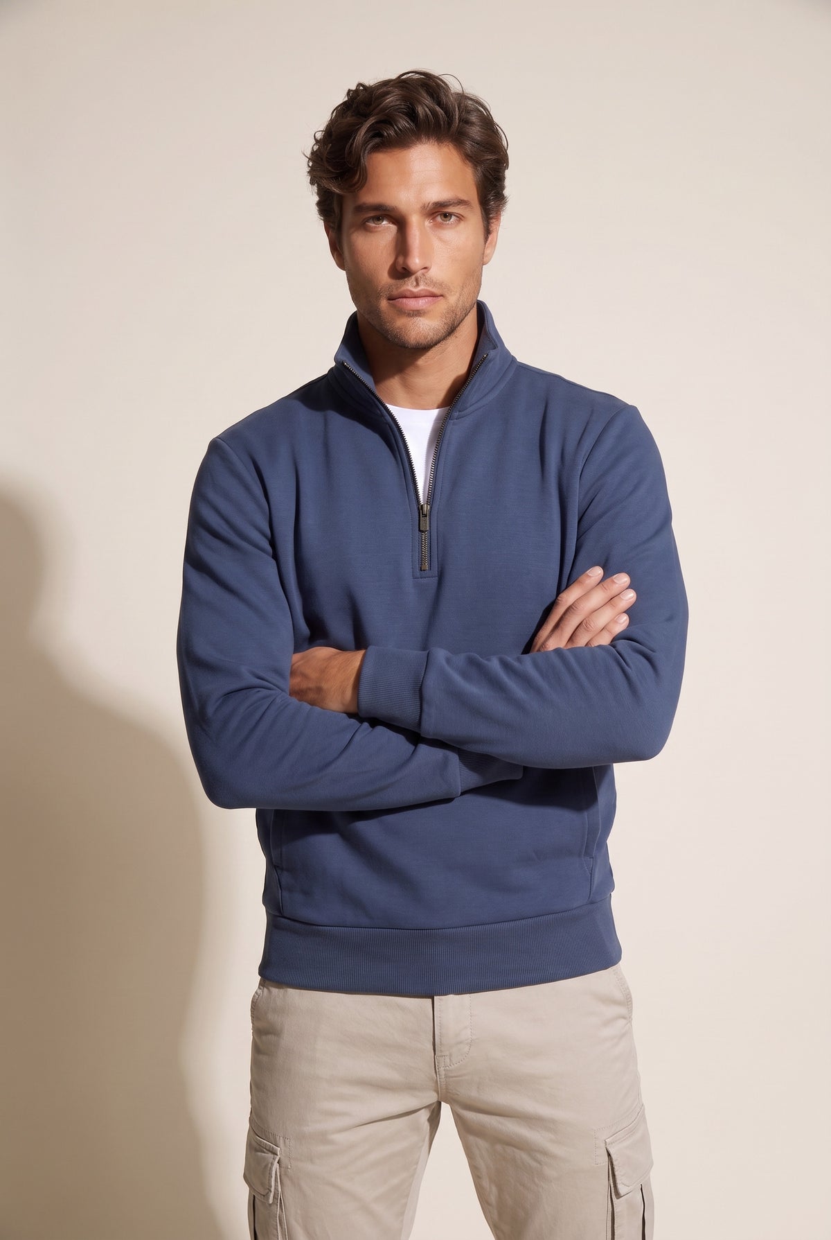 JSCO Erkek Dik Yaka 3 İplik SG Sweatshirt Sweat JS6206 Main image