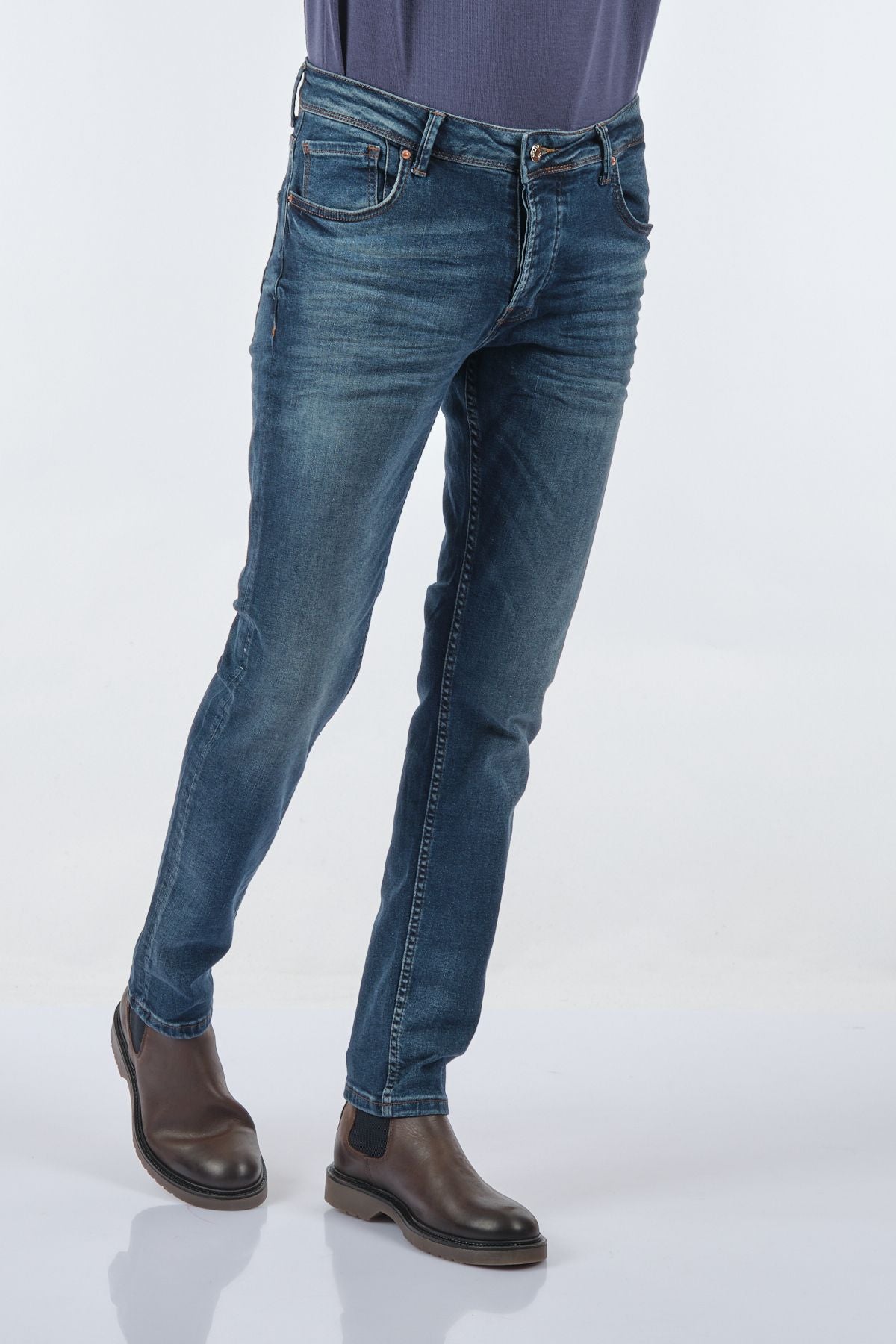 JSCO Erkek Slim Fit Jean Pantolon - Günlük Stil Secondary image