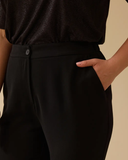 Women's Plus Size Pleated Detail Pocket Trousers Gala-Xi