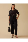 Women's Plus Size Pleated Detail Pocket Trousers Gala-Xi