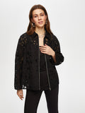 Women's Self-Jacquard Relaxed Fit Unlined Jacket by Faik Sönmez