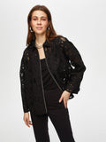 Women's Self-Jacquard Relaxed Fit Unlined Jacket by Faik Sönmez