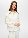 Women's Self-Jacquard Relaxed Fit Unlined Jacket by Faik Sönmez