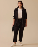 Gala-xi Kadın Oversize Kapüşonlu Minimalist Ceket - Günlük Kullanım