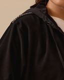 Gala-xi Kadın Oversize Kapüşonlu Minimalist Ceket - Günlük Kullanım