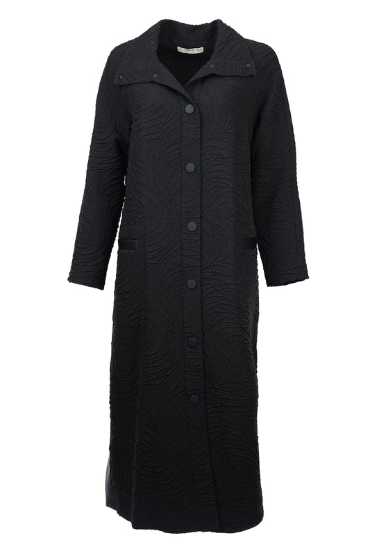 Gala-xi Minimalist Long-Sleeve Midi Coat - For Your Everyday & Chic Outfits