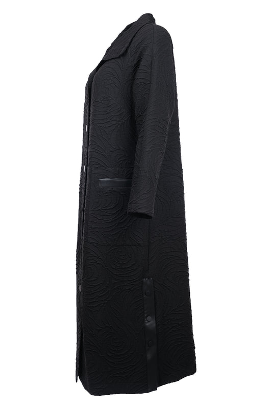 Gala-xi Minimalist Long-Sleeve Midi Coat - For Your Everyday & Chic Outfits