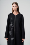 Müsemma Plus Size Embroidered Amine Coat