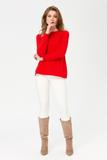 Women's Crew Neck Classic Wool Sweater Pattern