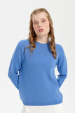 Women's Crew Neck Classic Wool Sweater Pattern