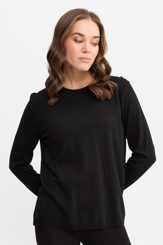 Women's Basic Crew Neck Sweater Pattern 