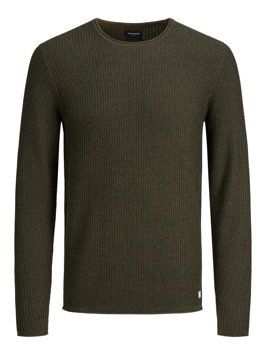 Jack&Jones Minimalist Erkek Kazak - Uzun Kol - Regular Fit