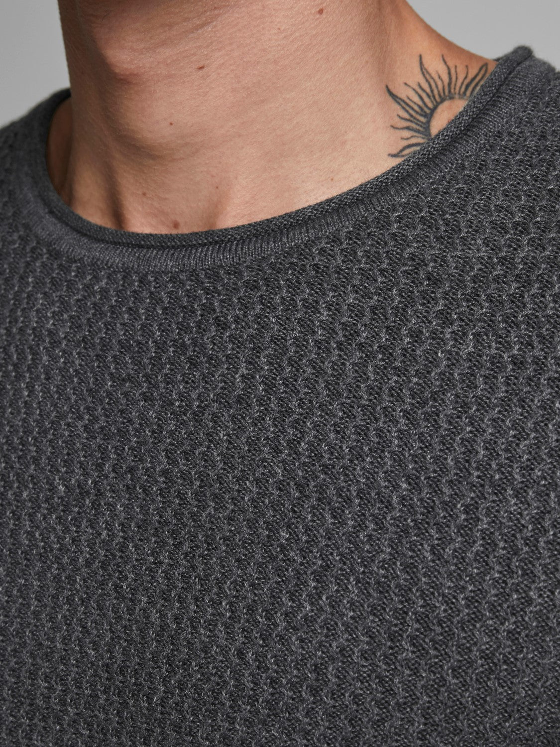 Jack&Jones Minimalist Erkek Kazak - Uzun Kol - Regular Fit
