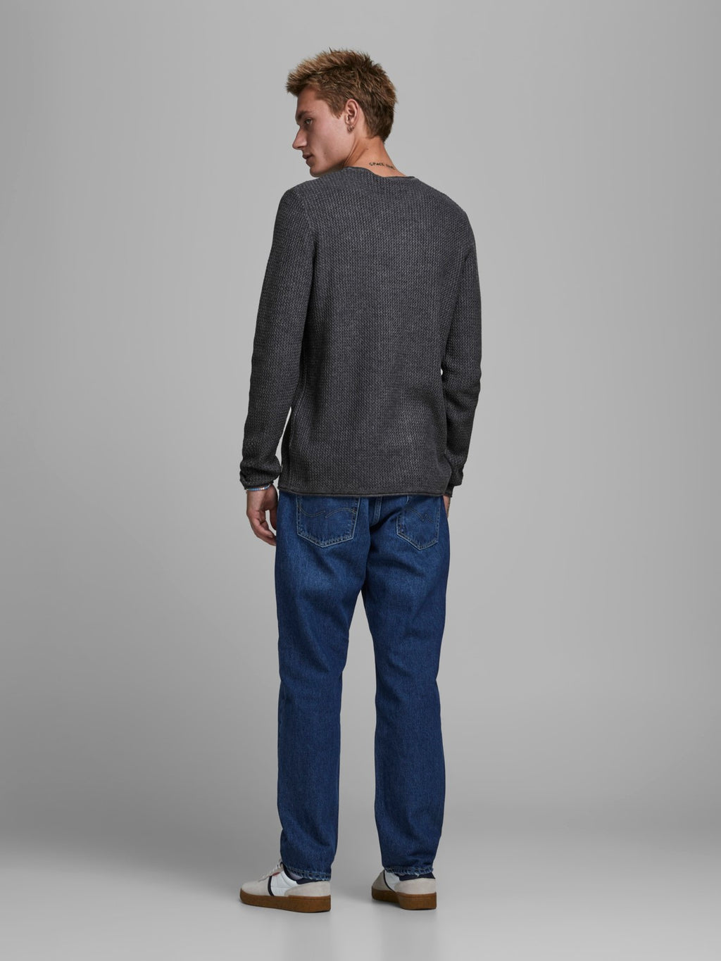 Jack&Jones Minimalist Erkek Kazak - Uzun Kol - Regular Fit
