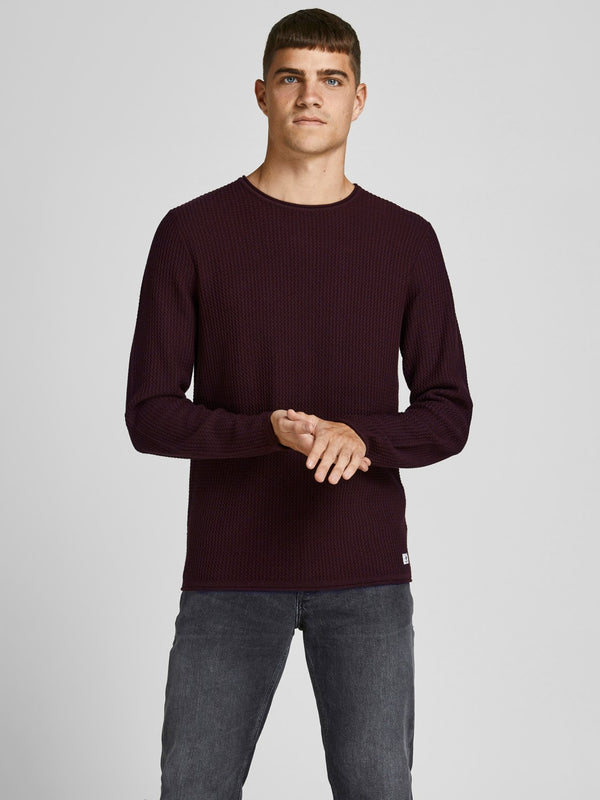 Jack&Jones Minimalist Erkek Kazak - Uzun Kol - Regular Fit