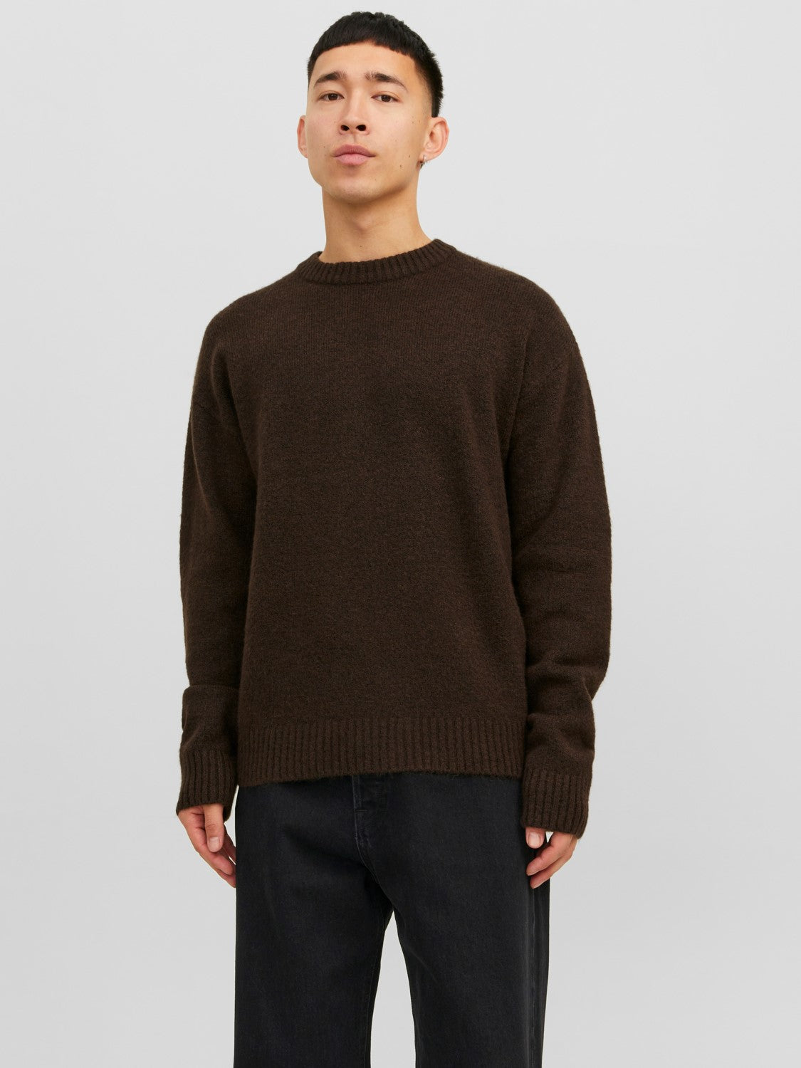 Jack&Jones Oversize Yuvarlak Yaka Erkek Kazak - Minimalist Günlük Stil - Hemen Al! Main image