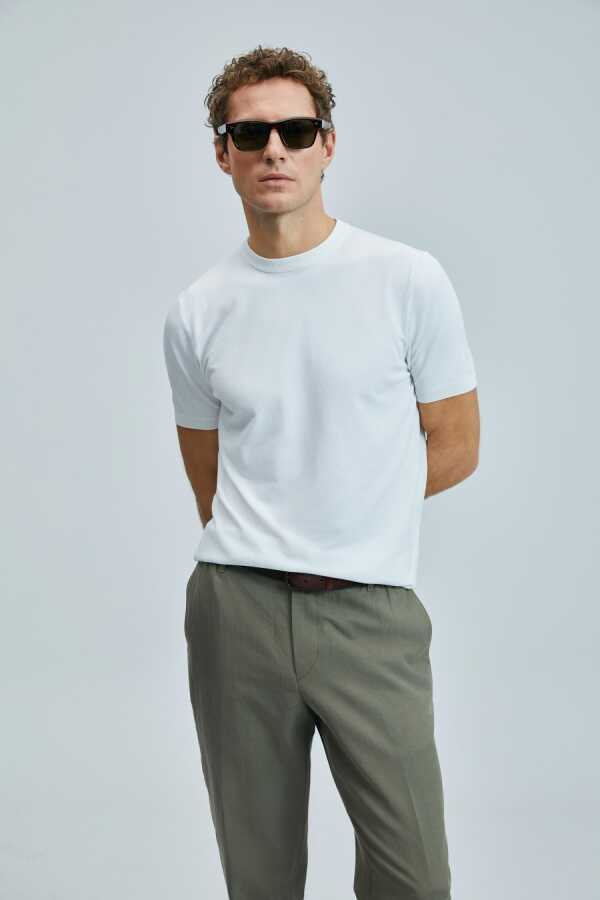 Lufian Minimalist Regular Fit Kısa Kol Erkek T-Shirt - Günlük Şıklık Secondary image