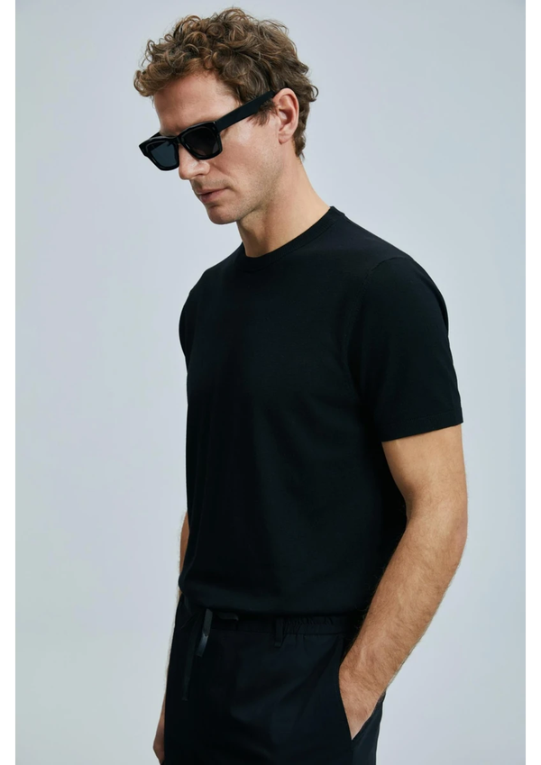 Lufian Minimalist Regular Fit Kısa Kol Erkek T-Shirt - Günlük Şıklık