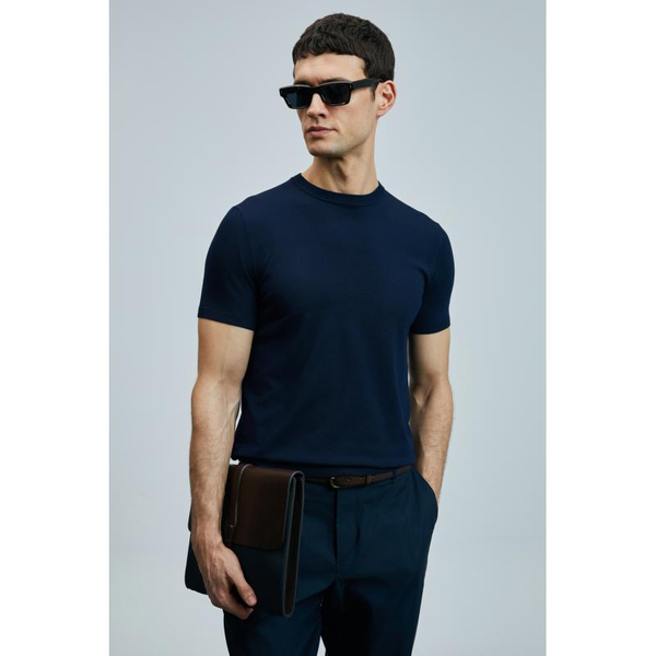 Lufian Minimalist Regular Fit Kısa Kol Erkek T-Shirt - Günlük Şıklık