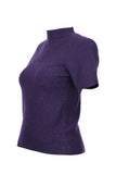 Ten Women's Minimalist Short-Sleeve Turtleneck Sweaters - Chic for Everyday Use