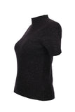 Ten Women's Minimalist Short-Sleeve Turtleneck Sweaters - Chic for Everyday Use