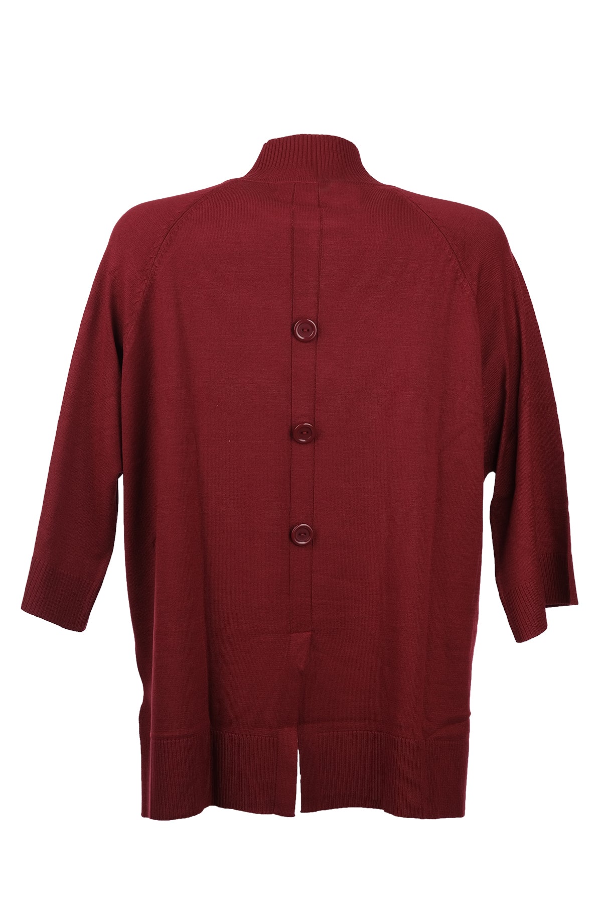 On Oversize 3/4 Kol Minimalist Kadın Kazak - Günlük Şıklık