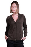 Sempre Minimalist V-Neck Long Sleeve Women's Sweater - Casual & Office Chic