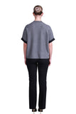 Sempre Oversize Minimalist Women's Sweater - Short Sleeve - Casual