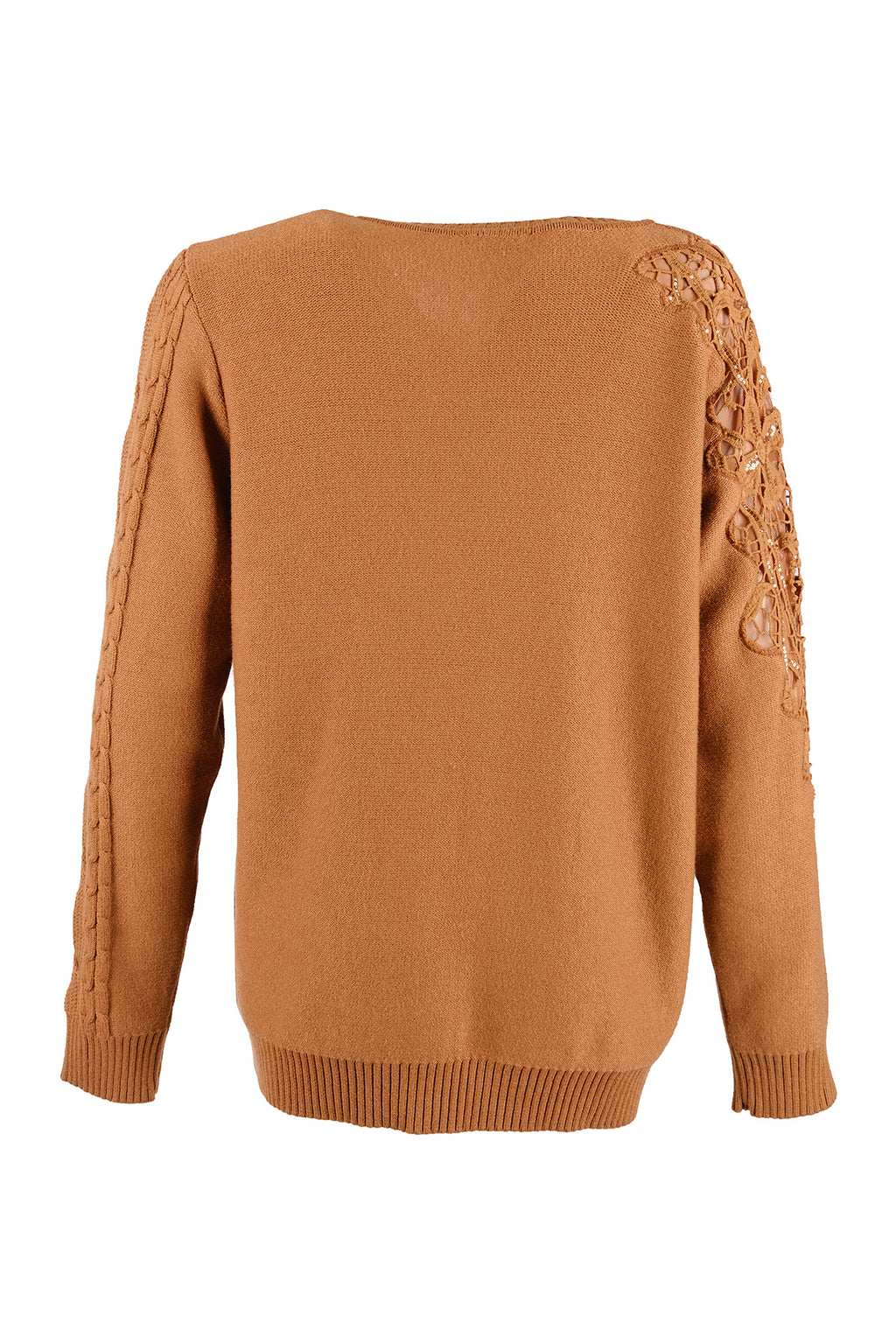 Vedi Kadın V Yaka Oversize Minimalist Kazak - Rahat ve Şık