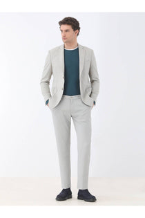 Kip Minimalist Çizgili Erkek Ceket - Regular Fit